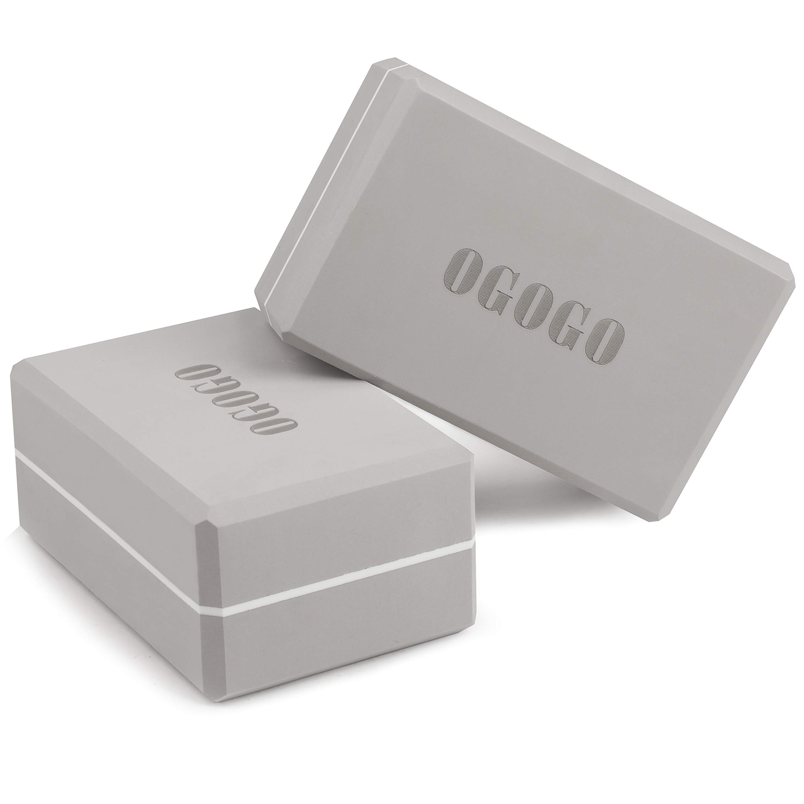 Yoga Block 2 Pack - High Density Soft Non-Slip Yoga Brick for women, Increase Posture Flexibility and Maintain Body Balance