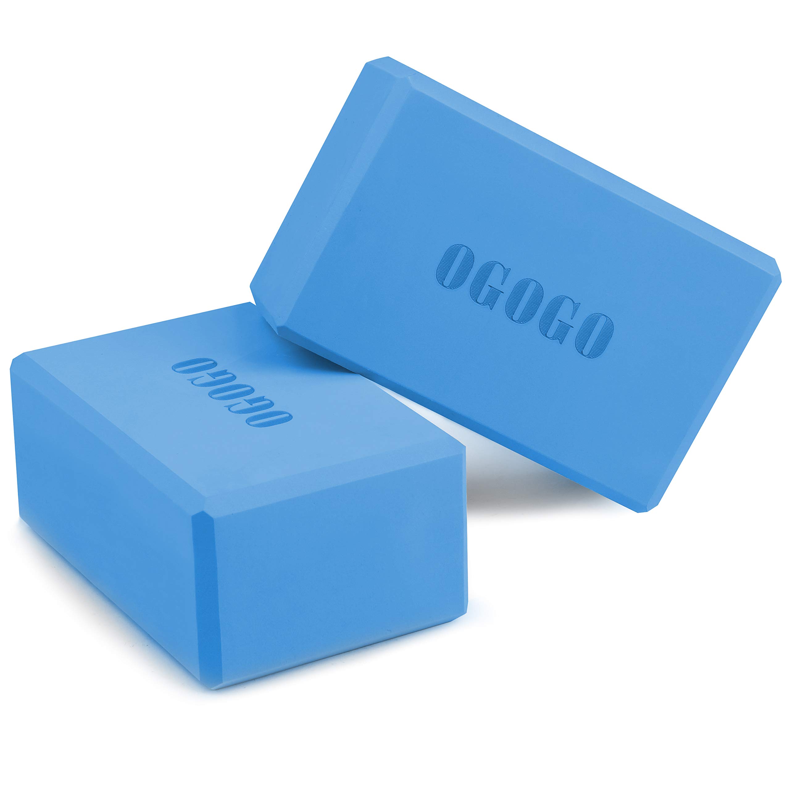 Yoga Block 2 Pack - High Density Soft Non-Slip Yoga Brick for women, Increase Posture Flexibility and Maintain Body Balance